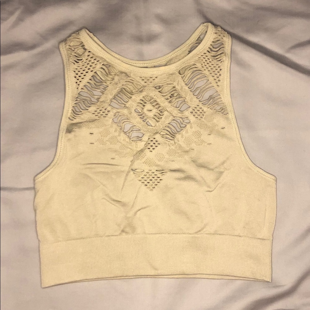 🌙XS light nude racer back sports bra from Aerie🌙